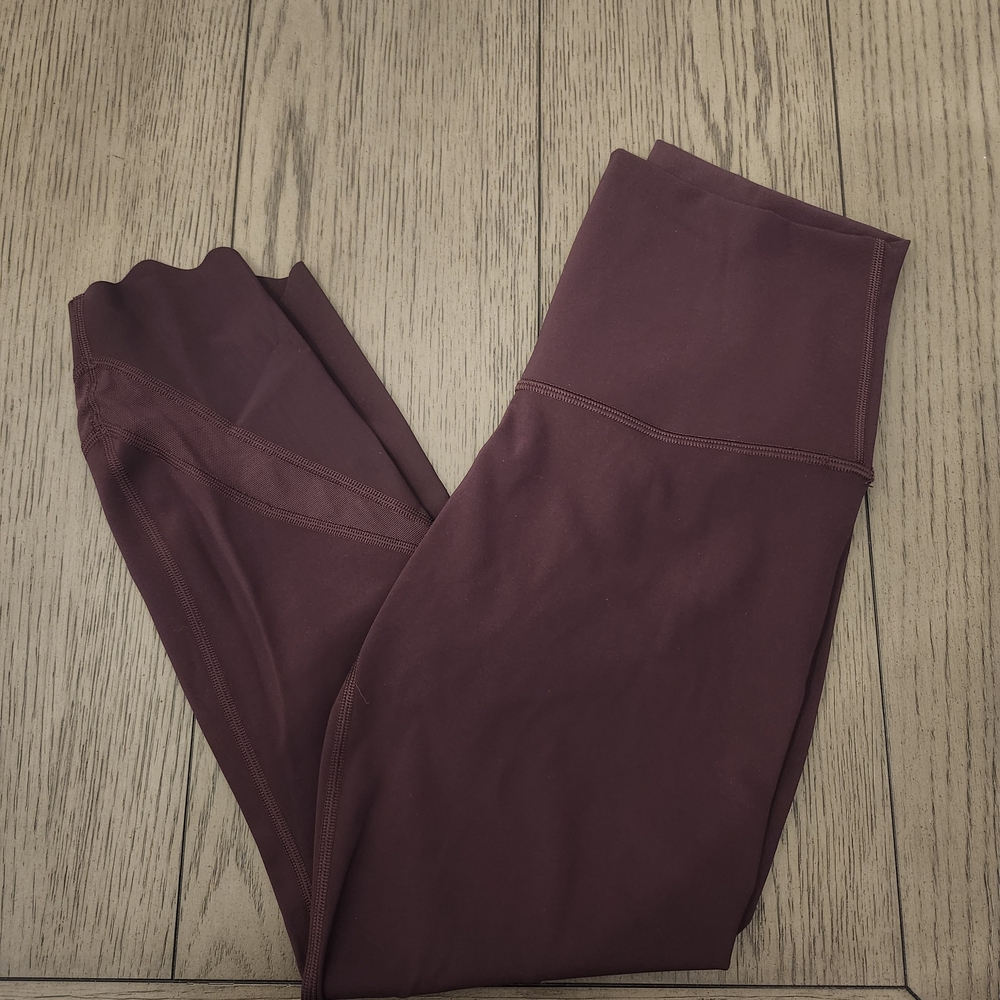 Lululemon Burgundy Tights